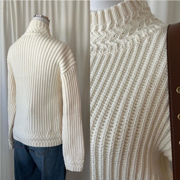 L.L. Bean Signature Women's Signature Original Cotton Ribbed Sweater, Mockneck - Picture 8 of 8